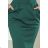 144-8 Kleid Midi SARA - grüne Farbe
