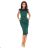 144-8 Kleid Midi SARA - grüne Farbe

