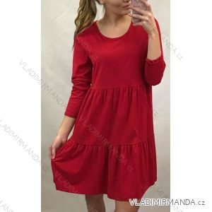Freizeitkleid 3/4 Langarm Damen (uni s / m) MODA ITALY IM319765