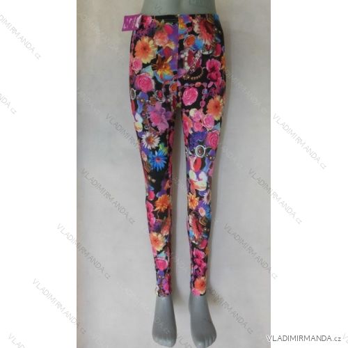 Leggings Lange Damenblume Übergroß (l-3xl) TMZY YB-410
