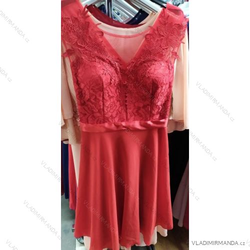 Elegantes ärmelloses Spitzenkleid, Damen (uni s-m) ITALIAN FASHION IM919890