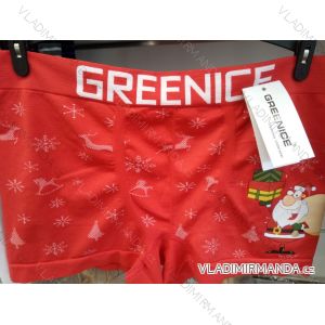 Boxer nahtlose Weihnachtsmotiv Männer (M-2XL) GREENICE 4709
