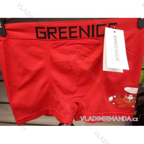 Boxer nahtlose Weihnachtsmotiv jugendlichen Jungen (10-15 Jahre) GREENICE 4716

