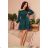 265-1 DAISY Kleid mit Rüschen - grün
