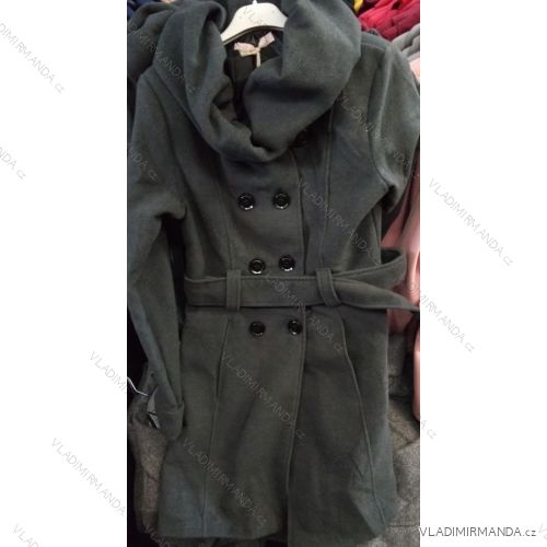 Damen Fleece Mantel (S-XL) ITALIENISCHE MODE IM619191
