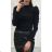 Damen T-Shirt Langarm (uni s-m) ITALIENISCHE MODE IM919970

