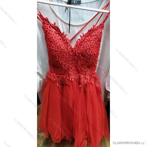 Elegantes ärmelloses Kleid Damen (uni s-m) Italienische Mode IM919940
