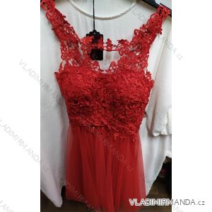 Elegantes ärmelloses Kleid Damen (uni s-m) Italienische Mode IM919941
