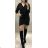 Kleid Langarm S BRAUN (uni s-M) ITALIENISCHE MODE LEU190910y08