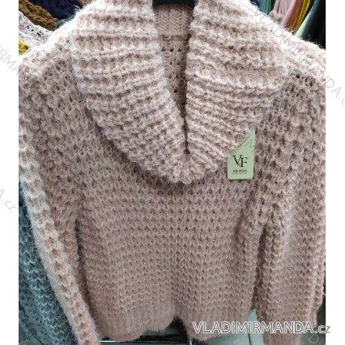 Pullover Damen Langarm Damen (uni sl) ITALIENISCHE MODA IM7184898