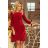 195-3 ALICE Kleid mit Schleifen - Farbe Burgund
