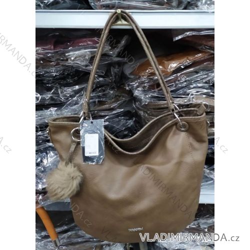 Handtasche mit Pompon Damen (ONE SIZE) TESSRA TES19057