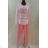 Pyjamas Lange Damen Baumwollübergröße (XL-4xL) TOWARDO 49082
