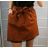Kurzarmrock mit Spitzendamen (uni sl) ITALIENISCHE Mode IM318192 pink