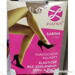 Elastische Strumpfhose ohne elastischen Sitz und Zehen Frauen 17DEN (23-27) ZUZKA ZUZ19SABINA

