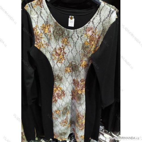 Langärmliges Damenkleid in Übergröße (XL-8XL) TSCHECHISCHE MODE CRM19006