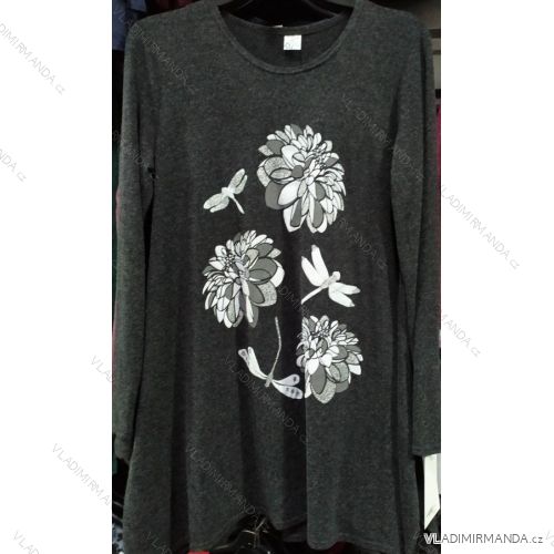 Damen-Langarmtunika in Übergröße (2xl-4xl) CZECH FASHION CRM19009