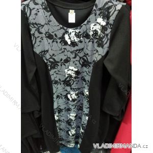 Langärmliges Damenkleid in Übergröße (XL-8XL) TSCHECHISCHE MODE CRM19010
