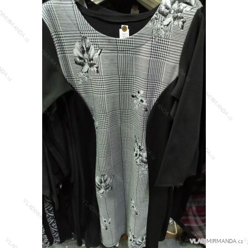 Langärmliges Damenkleid in Übergröße (XL-8XL) TSCHECHISCHE MODE CRM19012