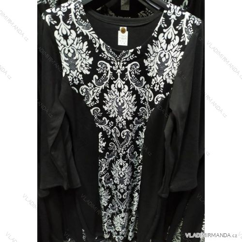Langärmliges Damenkleid in Übergröße (XL-8XL) TSCHECHISCHE MODE CRM19013