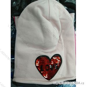 Fleece gepolsterte Mütze mit Pailletten für Mädchen (3-8 Jahre) POLAND PRODUCTION PV319480