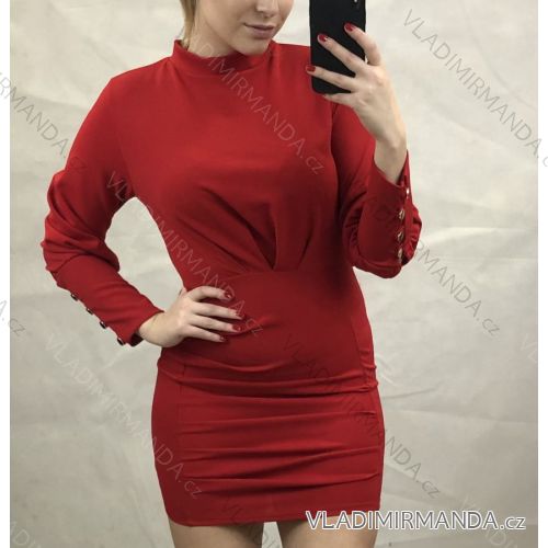 Elegantes Damenkleid (uni sl) ITALIAN FASHION IMT19016
