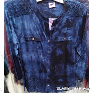 Langärmlige Tunika-Bluse für Damen in Übergröße (l-4xl) L.G.M. Polnische Mode LGM19084
