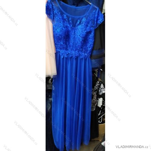 Spitzenkleid Long Prom Damen (uni s-l) ITALIENISCH MODA IM919371
