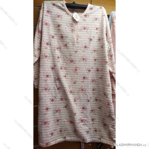 Nachthemd warm Langarm Shirt Damen Übergröße (xl-4xl) VALERIE DREAM LP-8323
