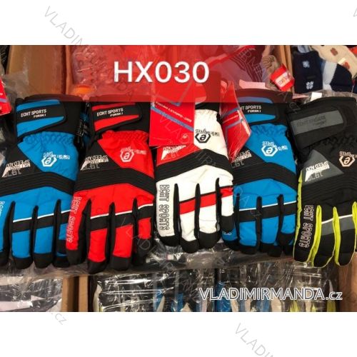 Rukavice šusťákové lyžařské dámské a pánské (L-2XL) ECHT ECHT22HX030-1