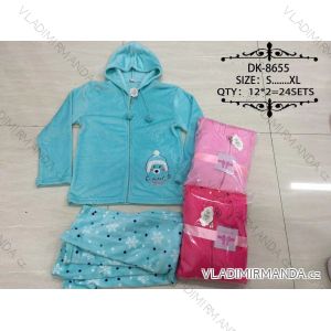 Warme Pyjamas mit langen Kapuzen Frauen (s-xl) VALERIE DREAM DK-8655
