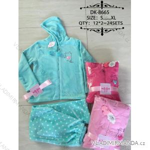 Warme Pyjamas mit langen Kapuzen Frauen (s-xl) VALERIE DREAM DK-8665