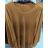 Langarmhemd mit Damenbluse (uni s-l) ITALIAN FASHION IM720001
