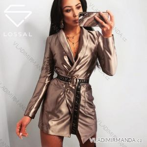 Kleid ala Jacke elegante Frauen mit Gürtel (xs-m) Italienisch MODA LML20005
