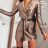 Kleid ala Jacke elegante Frauen mit Gürtel (xs-m) Italienisch MODA LML20005

