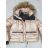Jacke Winter Shorts mit Fell Damen (S-XL) polnischen Moda JMK19044