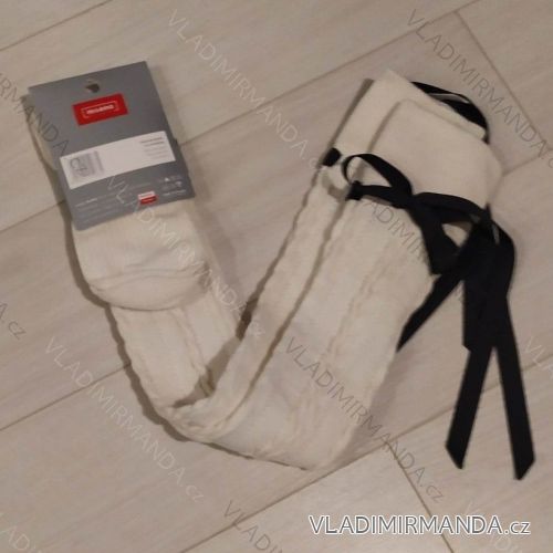Kniestrümpfe gestrickt mit Bändchen Damen (s-xl) MILENA DPP20004