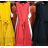 Elegantes Kleid mit Gürtel lange Frauen (uni s-l) ITALIENISCHE MODE IM720014
