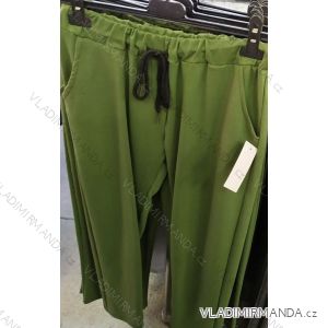 Elegante lange Damenhose (uni s-l) ITALIAN MODA IM720021

