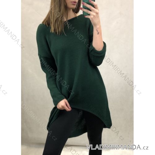 Pullover Damen Langarm (uni sl) ITALIENISCHE MODA IM718484