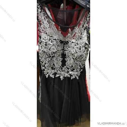 Damen kurzes Abendkleid mit Spitze (s-m) ITALIAN MODA IM920022
