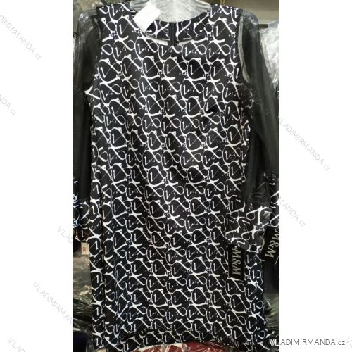Langarm Tunika Kleid Damen (38-46) POLNISCHE MODE PM520004