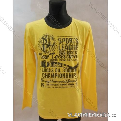T-Shirt Männer Langarm Baumwolle (l-5xl) NATURAL MAN 29001
