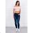 Jeans mit Schleife