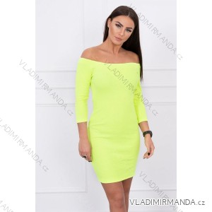 Kleid mit beigem Nadelstreifen