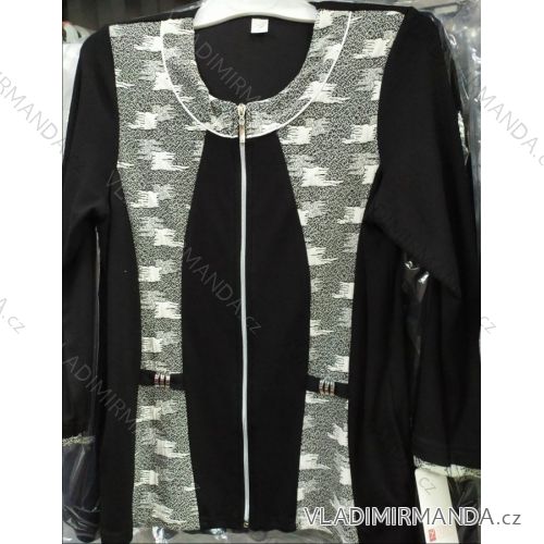 Langarm Tunika Kleid Langarm Damen Plus Size (l-4xl) POLISH FASHION PM520020
