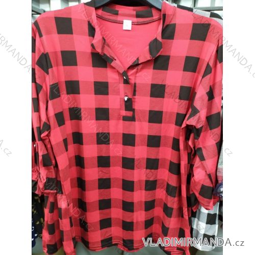 T-Shirt Langarm Damen übergroß (xl-4xl) POLISH FASHION PM120007
