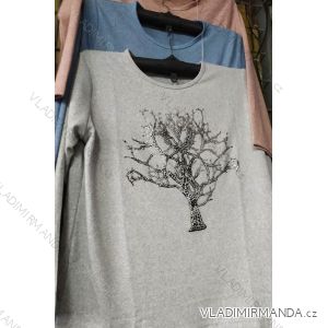 Langarm-T-Shirt für Damen in Übergröße (l-3xl) ERBOSSI PM120022
