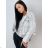 Frühlings-Jeansjacke mit Nieten Damen (s-xl) Polnischer Moda JMK20002

