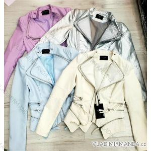 Frühling Kunstlederjacke Frauen (s-xl) polnischen Moda JMK19046